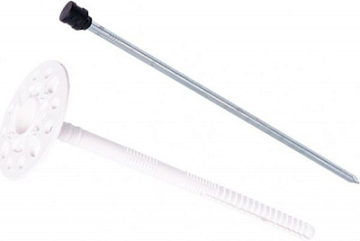 Дюбель фасадный для теплоизоляциидля минеральной ваты с термомостом 10x220 мм 5 шт. Expert Fix