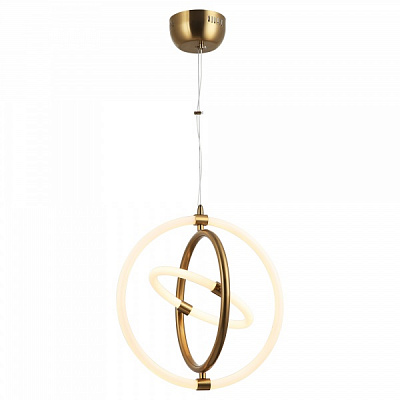 Люстра подвесная Vio Concept by LUCEA Raimonda small 2 LED light 2x60 Вт латунь 80400-01-PS2-CO 