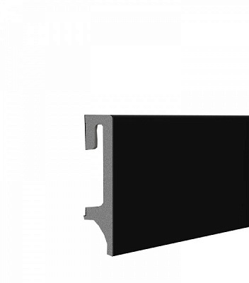 Плинтус ESPUMO 80 206 VOX черный 16х80х2400 мм 