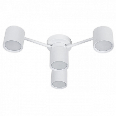 Люстра потолочная ULLATUS LIV GX53 CL-3+1 WH 4xGX53 белый