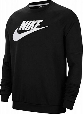 Джемпер Nike M NSW MODERN CRW FLC HBR CU4473-010 р. L черный