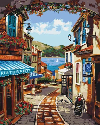 Картина за номерами Чарівні вулички Ідейка