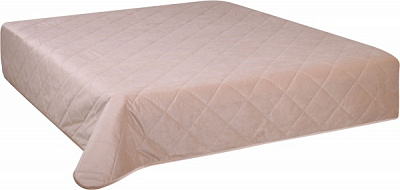 Покривало Velour ромб 240x260 см La Nuit бежевий