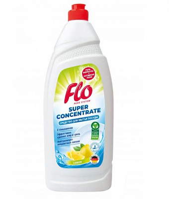 Засіб для ручного миття посуду Flo Lemon 0,9л