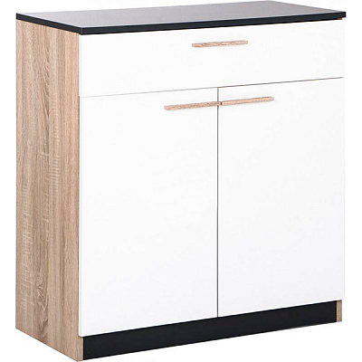 Комод Embawood Леді W900 902х800х362 мм дуб сонома/антрацит