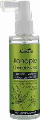 Спрей Joanna против выпадения волос укрепляющий с биотином Cannabis 