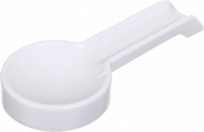 Подставка под ложку белая пластиковая 920402