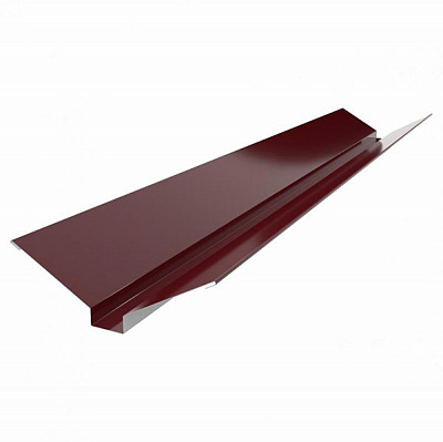 Планка ендови декоративна глянсова Європрофіль RAL 3005 бордова