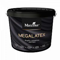 Краска интерьерная латексная Maxima Megalatex мат белая 3л 4,2кг 