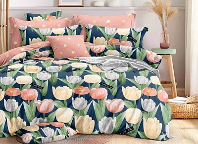 Комплект постельного белья Magic Tulips 1,5 разноцветный La Nuit 