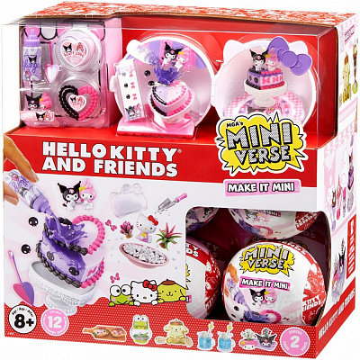 Игровой набор Miniverse Sanrio S2 Создай стиль вместе с Хэллоу Китти и друзьями 547235