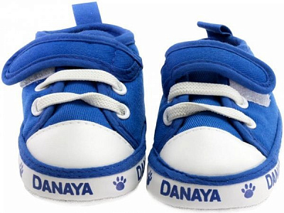 Пінетки дитячі Danaya K09-B0015 р.17 блакитний із білим