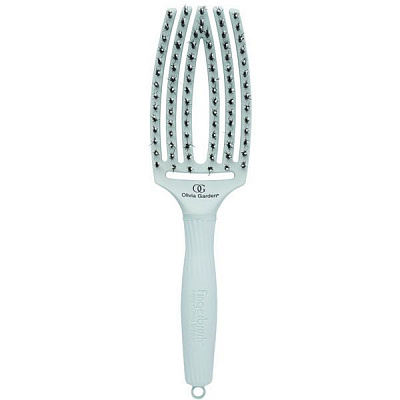Щітка для волосся масажна Olivia Garden Finger Brush Combo Medium PASTEL GREEN OGBFCPG