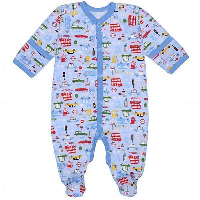 Комбинезон детский Татошка 15153мшн р.56 голубой 