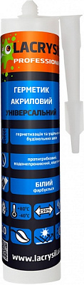 Герметик акриловый Lacrysil универсальный белый 400 мл