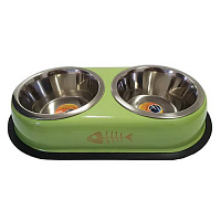 Миска двойная 4Dog 2 х 0,95л