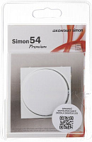 Світлорегулятор Simon 54 250 Вт 20 IP білий DS9L.01/11