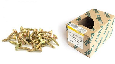 Шуруп універсальний потайна головка ЦЖ 4x20 мм 1000 шт EXPERT FIX