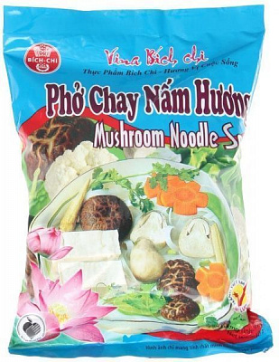 Лапша Bich-Chi рисовая со вкусом грибов 60 г