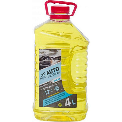 Омыватель стекла Auto Assistance Лимон зима -12°С 4л 