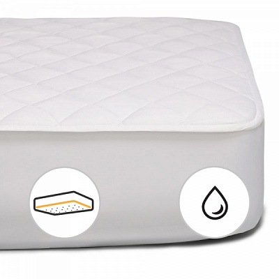 Наматрасник MirSon 954 Natural Line Стандарт Eco водонепроницаемый с резинкой по периметру 26х80x190 см 2200000834867 