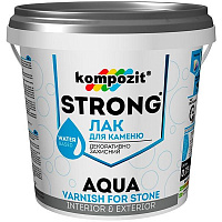 Лак для камня Strong Aqua Kompozit прозрачный 0,75 л