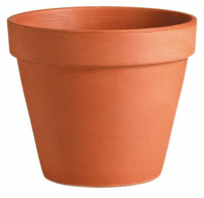 Горщик DEROMA Standard Terracotta круглий 9 л теракотовий (01250IZ)