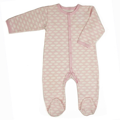 Комбінезон для дівчинки Маленькие люди Хмаринки р.74 рожевий