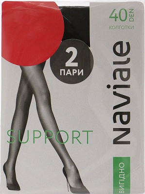 Колготки NAVIALE 1003 SUPPORT 2 пари 40 den nero р. 4 черный 
