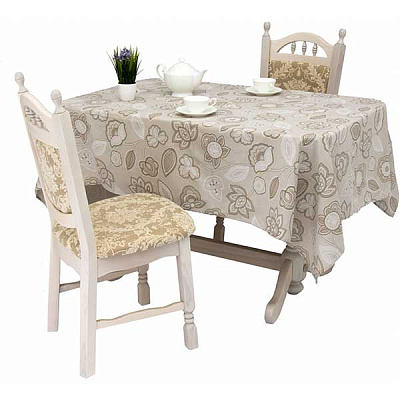 Скатерть Perrini Мирха-Цветы 140x220 см