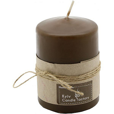 Свічка Candle Factory EcoLife коричнева 90 мм