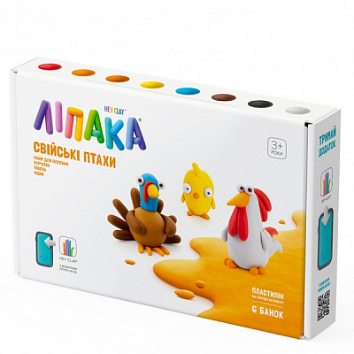 Набор для творчества Lipaka Домашние птицы: Цыпленок, индейка, петух 60040-UA01