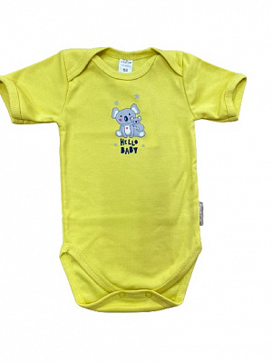 Боди унисекс Bambinelli р.74 желтый Б300-7 