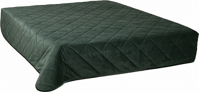 Покрывало Velour ромб 240x260 см La Nuit темно-зеленый 
