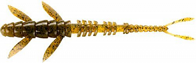 Приманка FishUp Flit 2 из пластизоля для ловли рыбы 9 шт. Green Pumpkin Seed