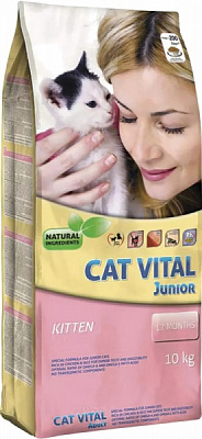 Корм для котят Cat Vital Junior с курицей 10 кг