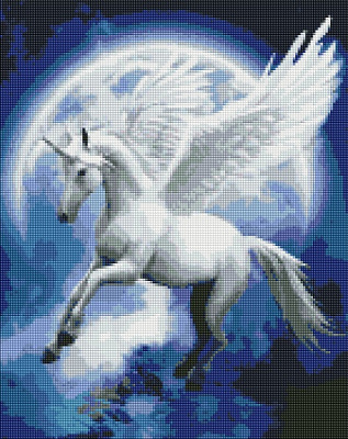 Алмазная мозаика Созвездие единорога 40х50см Идейка 