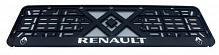 Рамка под номерной знак рельефная Renault