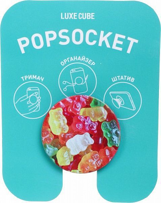 Тримач для телефона Pop 005 Gelly Bears Luxe Cube