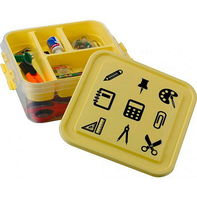 Контейнер-органайзер пластиковий G-610/S Stationery Box 4,5 л 110x260x250 мм