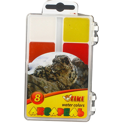 Акварель 50110-TK 8кольорів Тікі