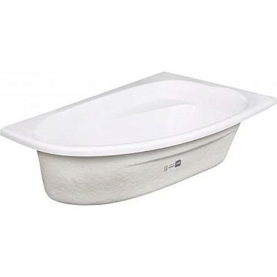 Ванна акриловая EGO Mermaid R 150x95 с ножками