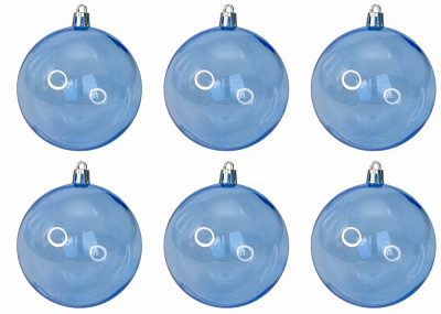 Набор елочных шаров 892296 d 80 мм 6 шт./уп.
