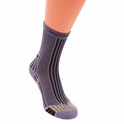 Шкарпетки чоловічі Work trekking робочі трекінгові Super trekking сірі р.27