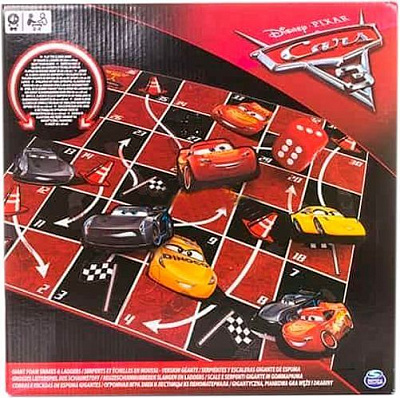 Игра настольная Spin Master Быстрее вверх Тачки-3 с большим резиновым игровым полем SM98420/6039198