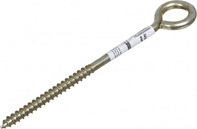 Шуруп универсальный с C-крюком 8x140 мм 1 шт белый цинк Expert Fix