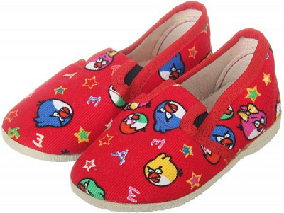 Тапочки для девочек Экотапок р.23 красный 1025 