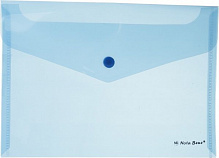 Папка-конверт на кнопці А5 синя Nota Bene