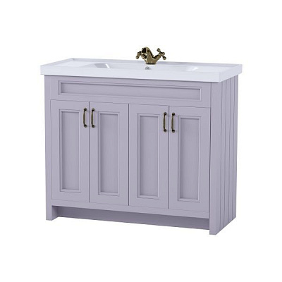 Тумба напольная Aqua Rodos Waterford с умывальником Frame 100 см мокко мат