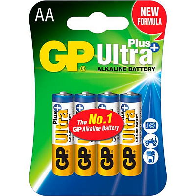 Батарейка GP Ultra+ 15AUP-2CR4 4шт АА
